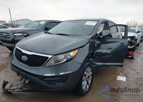 2015 Kia Sportage Lx из США, поврежденный, VIN KNDPB3AC4F7704401
